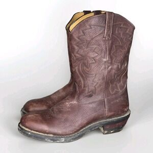 Rocky 12 Inch Western Brown Original Ride Roper Western Cowboy Boot Size 12